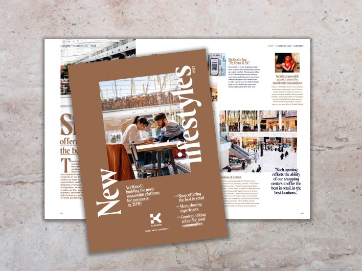 New Klépierre’s brochure: “New lifestyles!"